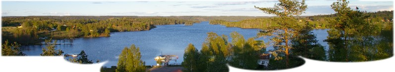 Blick über den Gästehafen auf den Stora Le