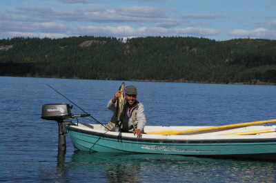 Anglerglck am Stora Lee